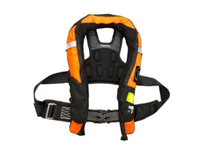 First Watch FW-40PRO Ergo Auto Inflatable PFD w/Harness - Hi-Vis Orange & Black