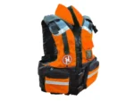 First Watch AV-800 4 Pocket Vest Hi-Vis - Orange/Black - L/XL
