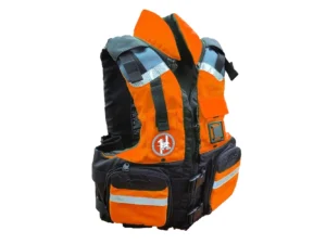 First Watch AV-800 4 Pocket Vest Hi-Vis - Orange/Black - 2XL/3XL