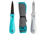Toadfish Shucker's Bundle - Put 'Em Back Oyster Knife, Professional Oyster Knife & Cut-Proof Shucking Cloth