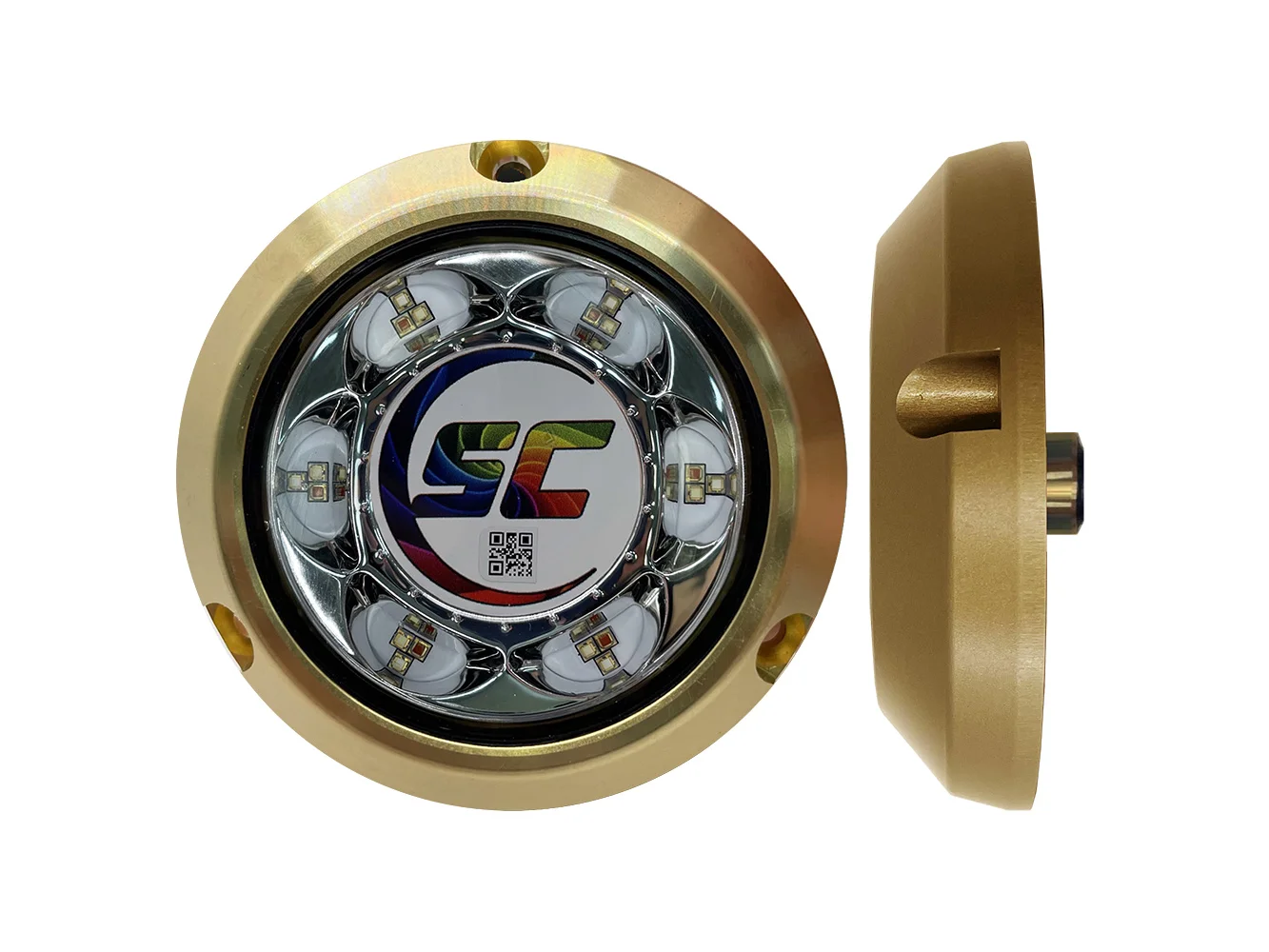 Shadow-Caster SC3 Series CC (Full Color Change) Bronze Surface Mount Underwater Light
