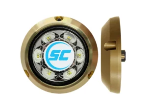 Shadow-Caster SC3 Series Blue/White Bronze Surface Mount Underwater Light