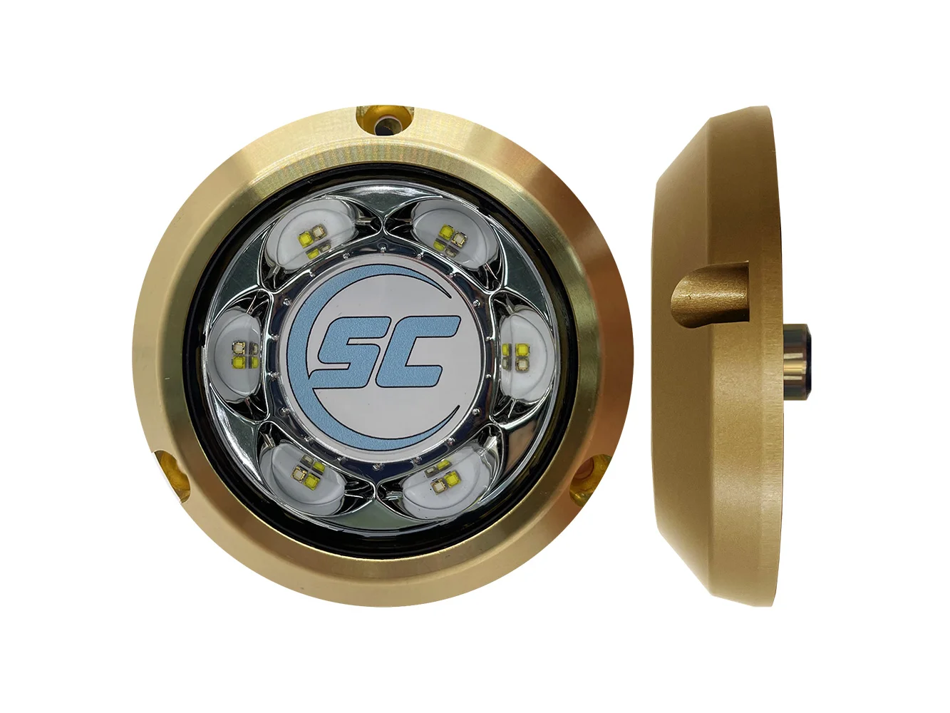Shadow-Caster SC3 Series Bimini Blue Bronze Surface Mount Underwater Light
