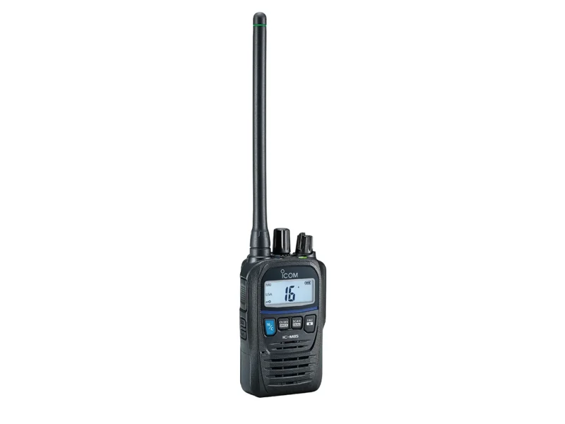 Icom M85UL Intrinsically Safe, Ultra Compact Handheld VHF Marine Radio w/5W Power Output