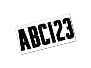 Attwood Letter & Number Kit - Black
