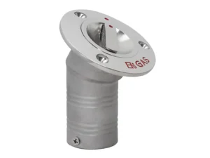 Whitecap Gas Deck Fill w/Vent - 30 Degree Angle - Fits 1-1/2" Hose