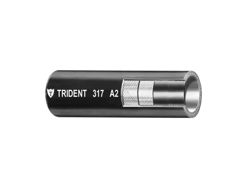 Trident Marine 5/8" x 50' Boxed Type A2 Fuel & Vent Line Hose - Black