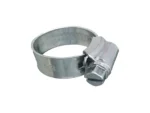 Trident Marine 316 SS Non-Perforated Worm Gear Hose Clamp - 3/8" Band - 7/16"–21/32" Clamping Range - 10-Pack - SAE Size 4