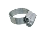 Trident Marine 316 SS Non-Perforated Worm Gear Hose Clamp - 3/8" Band - (5/16" – 9/16") Clamping Range - 10-Pack - SAE Size 3