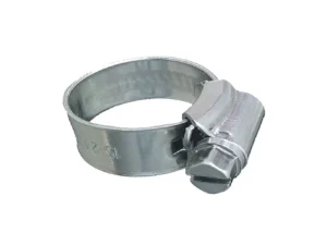Trident Marine 316 SS Non-Perforated Worm Gear Hose Clamp - 3/8" Band - (5/16" – 9/16") Clamping Range - 10-Pack - SAE Size 3