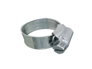 Trident Marine 316 SS Non-Perforated Worm Gear Hose Clamp - 3/8" Band - (1-1/16" – 1-1/2") Clamping Range - 10-Pack - SAE Size 16