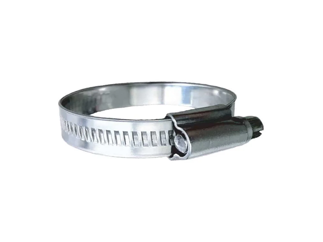 Trident Marine 316 SS Non-Perforated Worm Gear Hose Clamp - 15/32" Band - (5/8" – 15/16") Clamping Range - 10-Pack - SAE Size 8