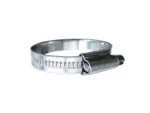 Trident Marine 316 SS Non-Perforated Worm Gear Hose Clamp - 15/32" Band - (7/8" – 1-1/4") Clamping Range - 10-Pack - SAE Size 12