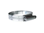 Trident Marine 316 SS Non-Perforated Worm Gear Hose Clamp - 15/32" Band - (1-1/16" – 1-1/2") Clamping Range - 10-Pack - SAE Size 16