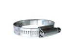 Trident Marine 316 SS Non-Perforated Worm Gear Hose Clamp - 15/32" Band - (1-3/4" – 2-1/4") Clamping Range - 10-Pack - SAE Size 28