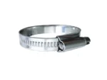 Trident Marine 316 SS Non-Perforated Worm Gear Hose Clamp - 15/32" Band - (1-1/2" - 2") Clamping Range - 10-Pack - SAE Size 24