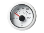 Veratron 52mm (2-1/16") ViewLine Engine Oil Pressure Gauge - 150 PSI - White Dial & Bezel