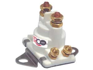 ARCO Marine Original Equipment Quality Replacement Solenoid f/Mercruiser & Mercury - Isolated base, 12V