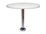 Springfield White Oval Table Package - 18" x 30" Threadlock
