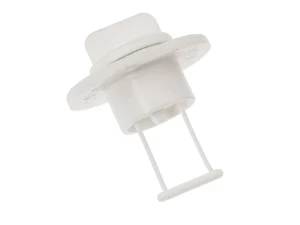 Barton Marine Drain Plug and Socket - White 15mm (19/32") Bore