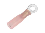 Pacer 22-18 AWG Heat Shrink Ring Terminal - #10 Stud Size - 3 Pack