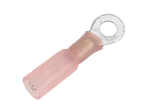 Pacer 22-18 AWG Heat Shrink Ring Terminal - #10 Stud Size - 3 Pack