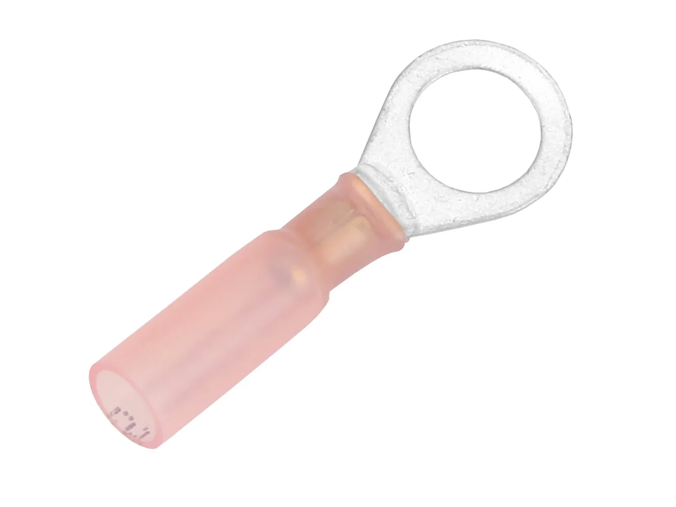 Pacer 22-18 AWG Heat Shrink Ring Terminal - 5/16" Stud Size - 3 Pack