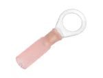 Pacer 22-18 AWG Heat Shrink Ring Terminal - 5/16" Stud Size - 100 Pack