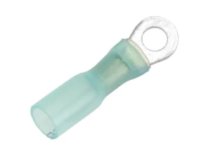 Pacer 16-14 AWG Heat Shrink Ring Terminal - #8 Stud Size - 25 Pack
