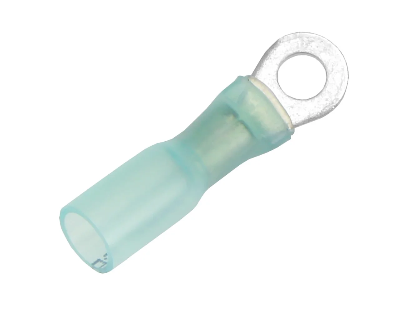 Pacer 16-14 AWG Heat Shrink Ring Terminal - #8 Stud Size - 25 Pack