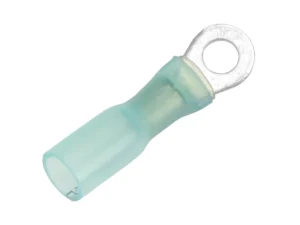 Pacer 16-14 AWG Heat Shrink Ring Terminal - #8 Stud Size - 100 Pack