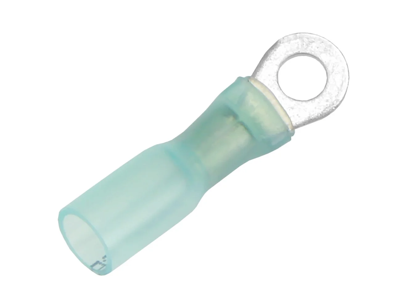 Pacer 16-14 AWG Heat Shrink Ring Terminal - #8 Stud Size - 100 Pack