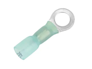 Pacer 16-14 AWG Heat Shrink Ring Terminal - 1/4" Stud Size - 25 Pack