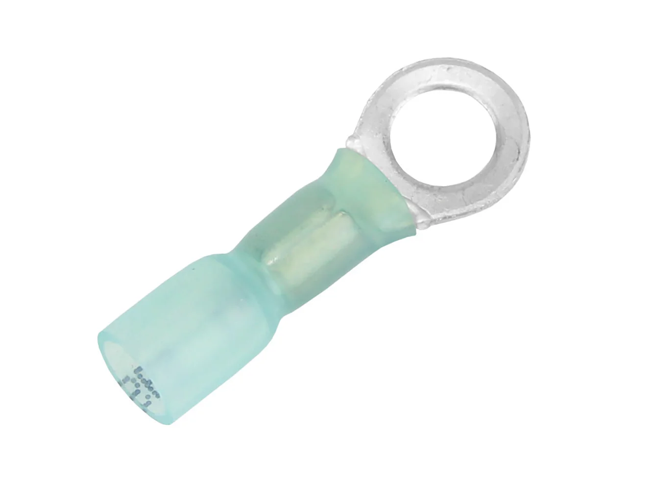 Pacer 16-14 AWG Heat Shrink Ring Terminal - 1/4" Stud Size - 25 Pack