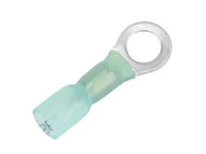 Pacer 16-14 AWG Heat Shrink Ring Terminal - 1/4" Stud Size - 100 Pack
