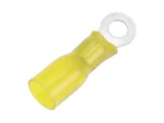 Pacer 12-10 AWG Heat Shrink Ring Terminal - #8 Stud Size - 25 Pack
