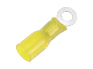 Pacer 12-10 AWG Heat Shrink Ring Terminal - #8 Stud Size - 25 Pack