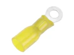 Pacer 12-10 AWG Heat Shrink Ring Terminal - #8 Stud Size - 100 Pack