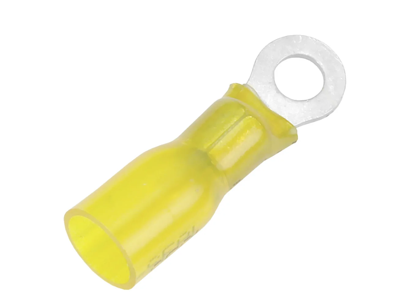 Pacer 12-10 AWG Heat Shrink Ring Terminal - #8 Stud Size - 100 Pack