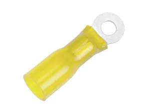 Pacer 12-10 AWG Heat Shrink Ring Terminal - #10 Stud Size - 25 Pack