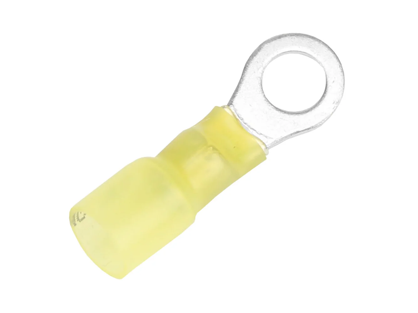 Pacer 12-10 AWG Heat Shrink Ring Terminal - 1/4" Stud Size - 3 Pack