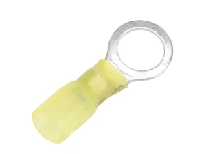 Pacer 12-10 AWG Heat Shrink Ring Terminal - 3/8" Stud Size - 3 Pack