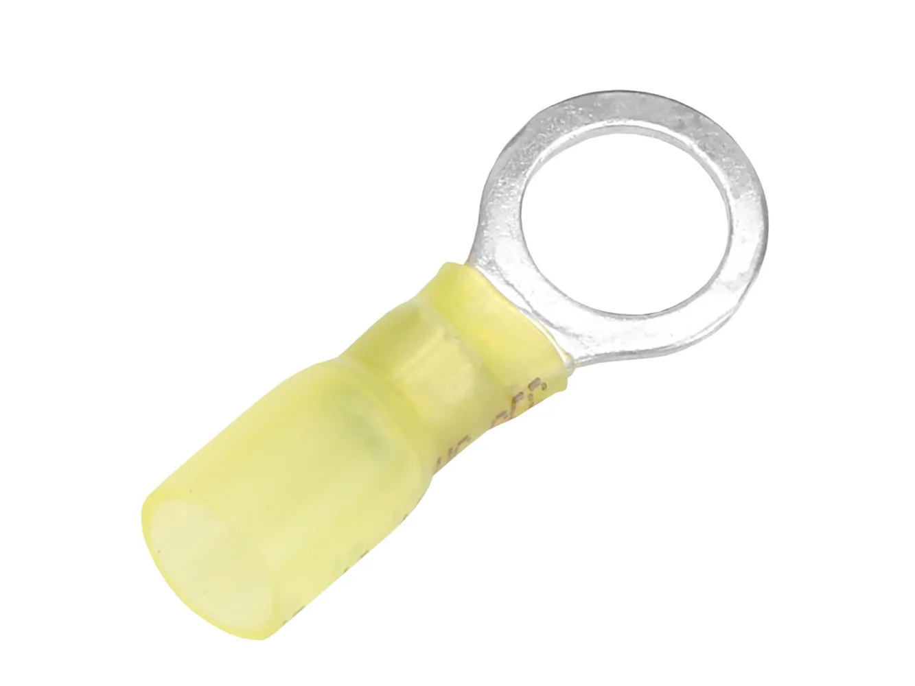 Pacer 12-10 AWG Heat Shrink Ring Terminal - 3/8" Stud Size - 3 Pack