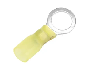 Pacer 12-10 AWG Heat Shrink Ring Terminal - 3/8" Stud Size - 25 Pack