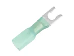 Pacer 16-14 AWG Heat Shrink Spade Terminal - #10 Stud Size - 25 Pack