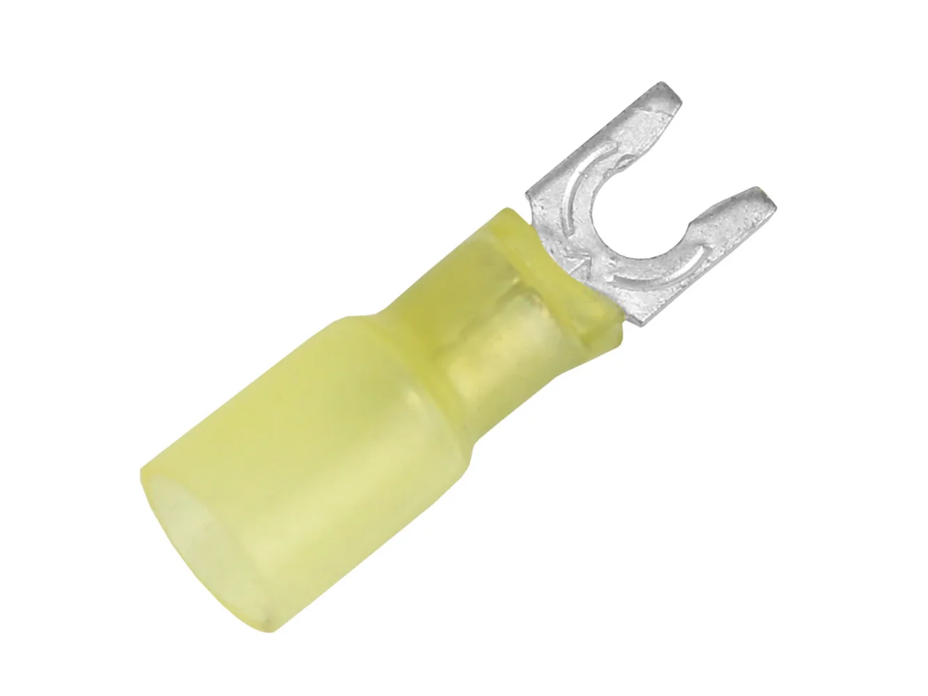 Pacer 12-10 AWG Heat Shrink Spade Terminal - #8 Stud Size - 3 Pack