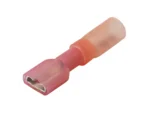 Pacer 22-18 AWG Heat Shrink Female Disconnect - 25 Pack
