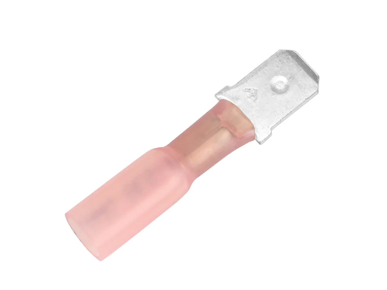 Pacer 22-18 AWG Heat Shrink Male Disconnect - 25 Pack