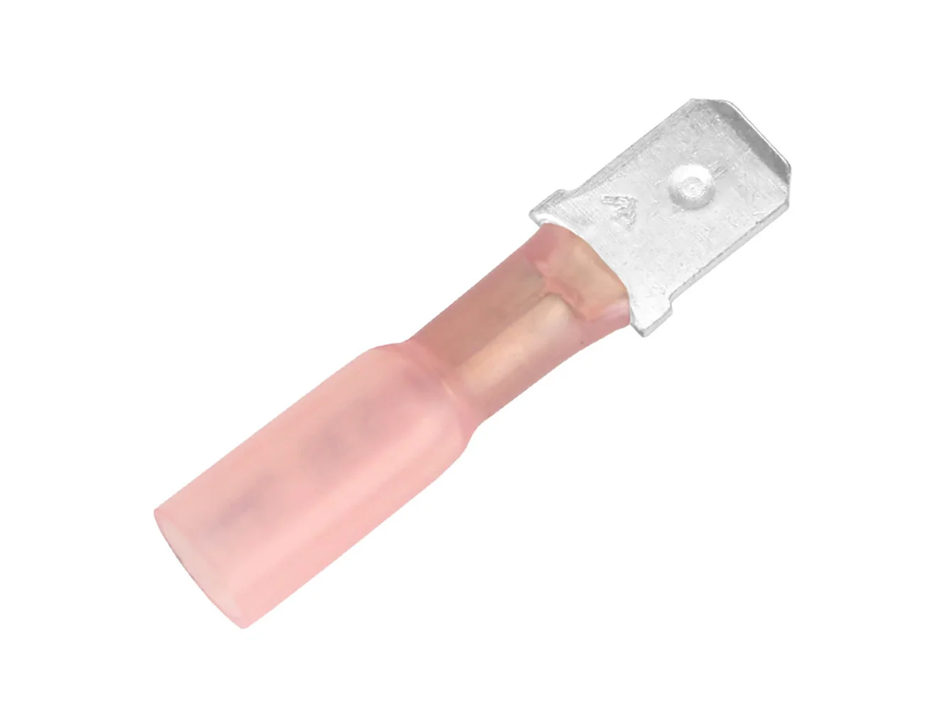 Pacer 22-18 AWG Heat Shrink Male Disconnect - 100 Pack