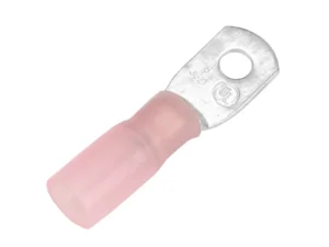 Pacer 8 AWG Heat Shrink Ring Terminal - #10 Stud Size - 25 Pack